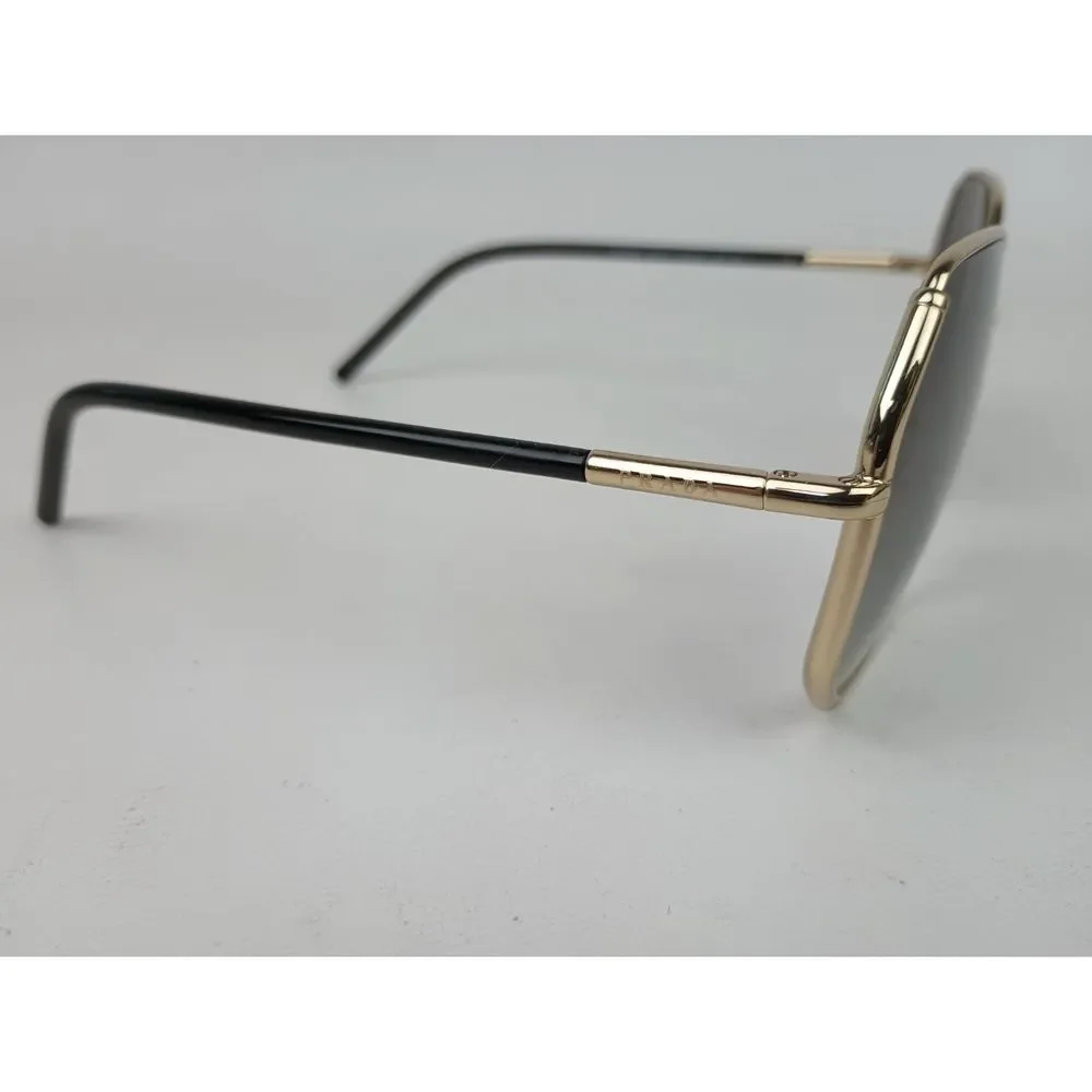 Prada Women's Pale Gold SPR 52W ZVN-0A7 Oversize Sunglasses - Picture 2 of 7